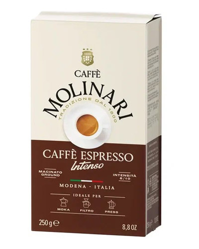 Molinari Espresso Intenso молотый 250 гр.